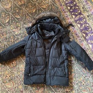 Marc Jacobs men’s medium Black Jacket with Fur Hood